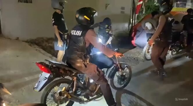 
 Aksi Cepat Patroli Jogoboyo 97 Polrestabes Amankan Pemuda Bawa Sabu dan Balap Liar