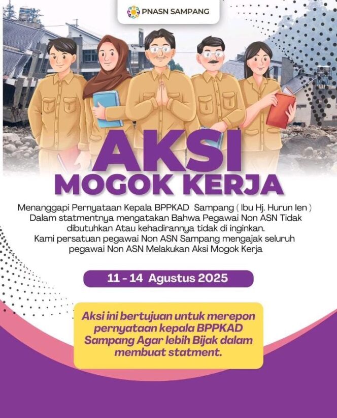 
 Sampang Terguncang Ulah Pernyataan Kepala BPKAD, Beredar Flayar Aksi Mogok Kerja Non ASN Sampang