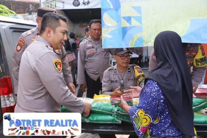 
 Gelar Pangan Murah, Polres Pelabuhan Tanjung Perak Siapkan 21 Ton Beras