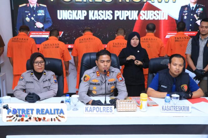 
 Polres Ngawi Berhasil Ungkap Upaya Penjualan Ilegal 17,8 Ton Pupuk Bersubsidi