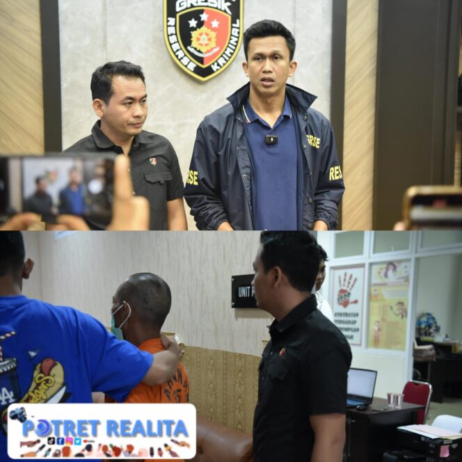 
 Polisi Amankan Tersangka Pencabulan Anak Dibawah Umur di Gresik