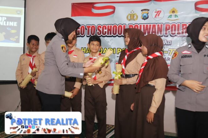 
 Polres Magetan Warnai Hari Jadi Polwan ke-77 Blusukan ke Sekolah Edukasi Anti Bullying