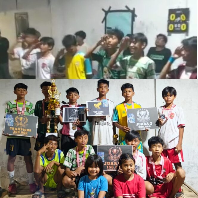 
 Penyambutan HUT Ke – 80 RI, Warga Sidonipah RT 10 Adakan Perlombaan Bola Mini