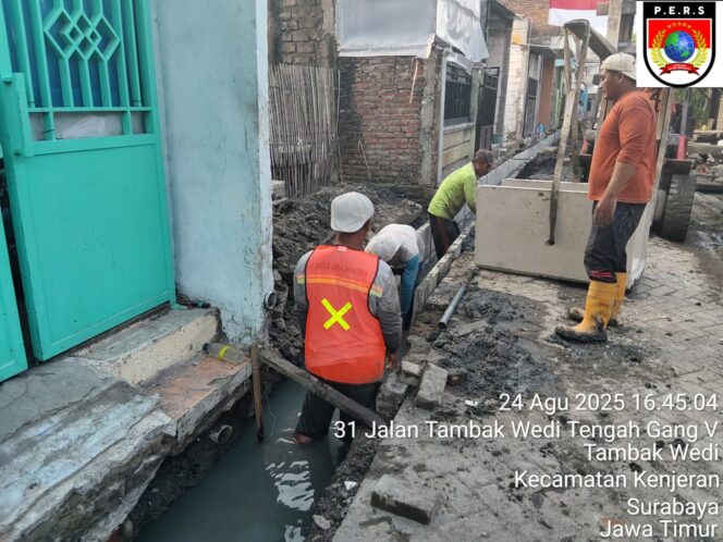 
 Warga Tambak Wedi Tengah 5 Keluhkan Proyek Pemasangan Saluran Air Atau U-Ditch yang Tidak Memasang Papan Nama