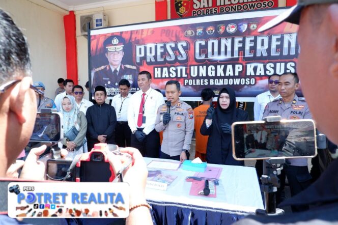 
 Polres Bondowoso berhasil Ungkap Tiga Kasus Kriminal Menonjol, Dua di Antaranya Libatkan Remaja Dibawah Umur