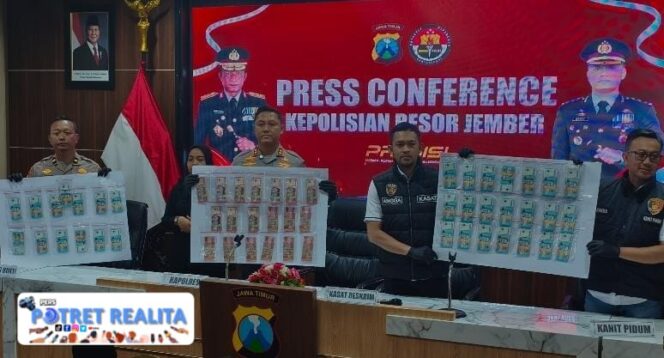 
 Polres Jember Berhasil Gagalkan Peredaran Upal Dua Tersangka Diamankan