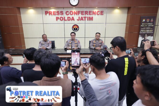 
 Polda Jatim Tindak Tegas Aksi Anarkis Kerugian Capai Rp124 Miliar, 580 Orang Diamankan