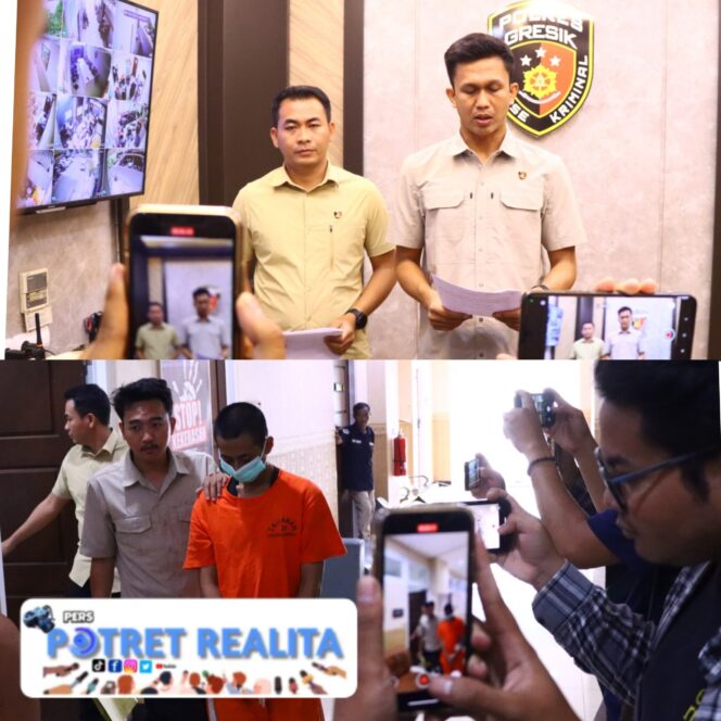 
 Polres Gresik Berhasil Amankan Tersangka Pelaku Asusila Sesama Jenis Terhadap Anak di Bawah Umur