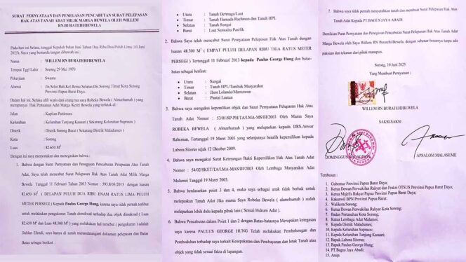 
 Konflik Agraria Papua: Tanah Adat dan Jejak Mafia Tanah di Sorong