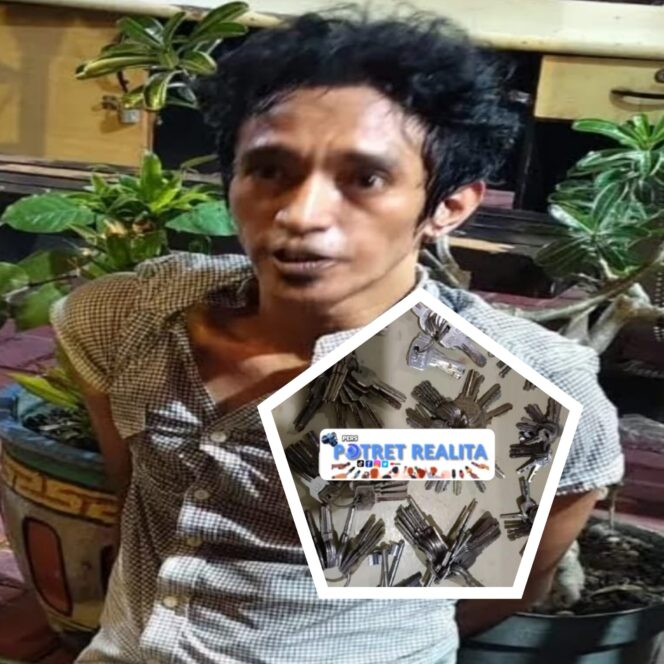 
 Berakhir Apes!!! Pelaku Pembobol Rumah Tepergok Warga Usai Mencuri Kini Diamankan Polsek Tambaksari