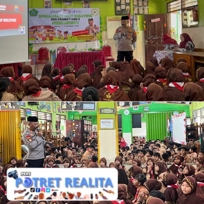 
 Polisi Masuk Sekolah : Polresta Sidoarjo Gelorakan Anti Bullying