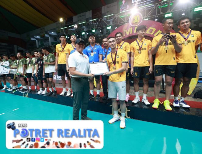 
 Tim Putra Bhayangkara Presisi Juara I di Open Tournament Bola Voli Piala Panglima TNI Tahun 2025