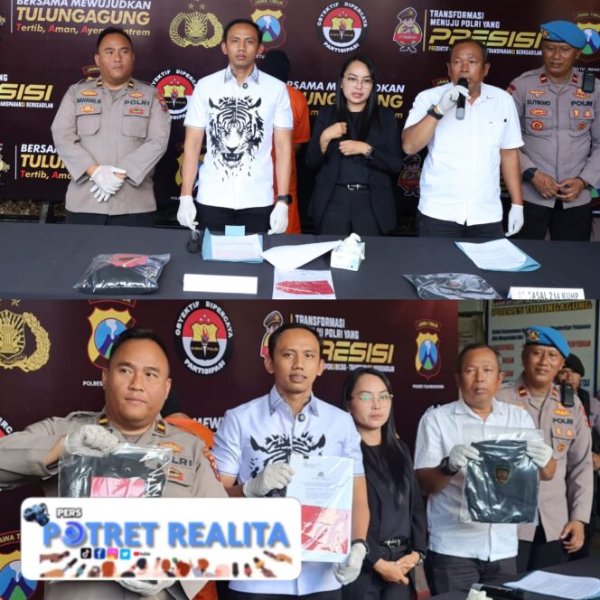 
 Polisi Amankan Oknum Pesilat di Tulungagung yang Aniaya Wakapolsek Pakel
