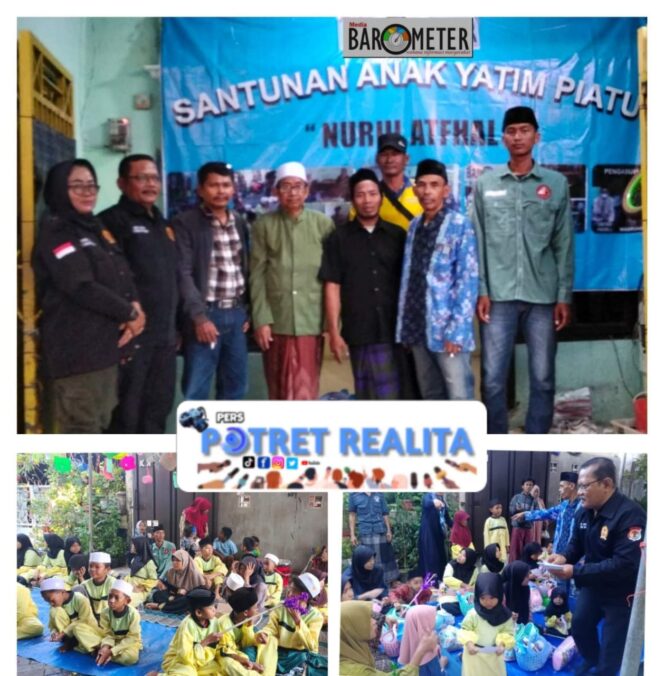 
 Santunan Bulanan Anak Yatim, Mediabarometer.net Kolaborasi LSM Trinusa dan Lembah Arasia