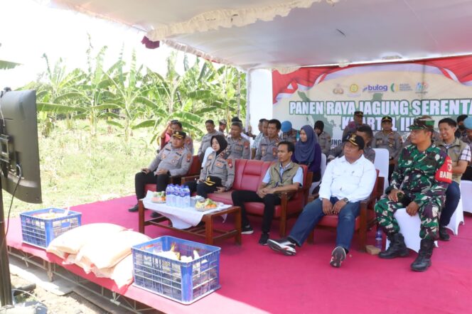 
 Polres Pelabuhan Tanjung Perak Gelar Panen Raya Jagung Serentak Kuartal III 2025, Didukung Air Mineral Labini