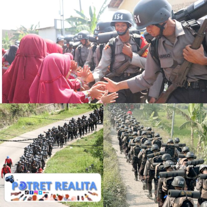 
 Outbound Tupdasbhara: 247 Siswa Diktukba Polri SPN Polda Jatim Ditempa di Jalur 26 KM