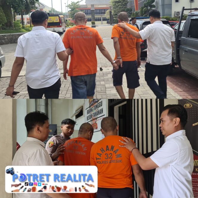 
 Komitmen Berantas Narkoba Polres Gresik Amankan Dua Tersangka Pengedar Sita Sabu 84 Gram