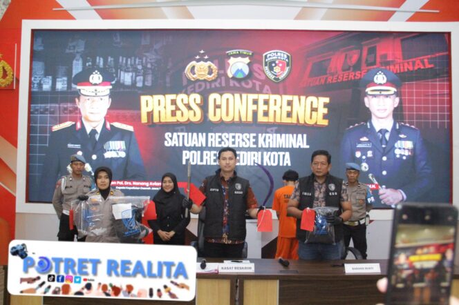 
 Polres Kediri Kota Amankan Lima Tersangka Pengeroyokan 2 Diantaranya ABH