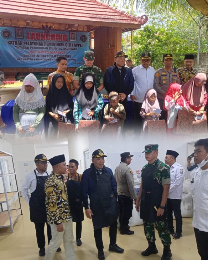 
 Program Gizi Gratis Diluncurkan di Kedungdung, Bupati Sampang Hadiri Peresmian SPPG Al-Baghdady