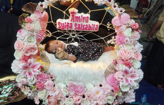 
 Keluarga Besar Salman Al Farisi Gelar Tasyakuran 40 Hari Kelahiran Putri Pertama, Amanda Amira Syifa Salsabila