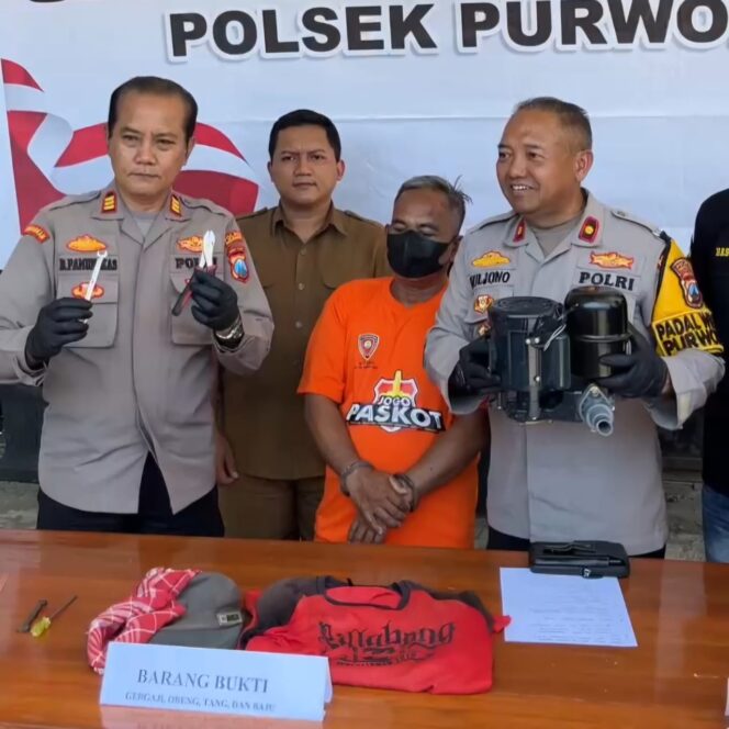 
 Berkat CCTV Polisi Berhasil Ungkap Aksi Pencurian Pompa Air 6 Tempat Ibadah di Kota Pasuruan