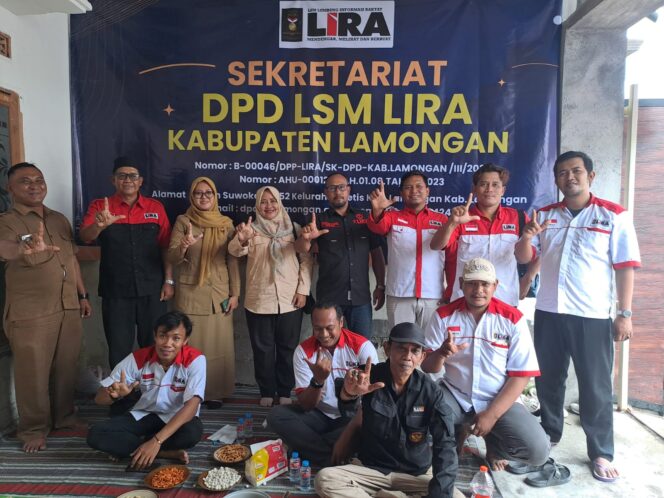 
 Bupati DPD LSM LIRA Tegaskan “LSM LIRA di Lamongan Hanya Ada Satu”