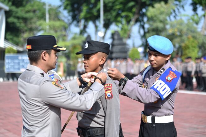 
 Latja Diktuk Bintara Polri 2025 di Polres Gresik 50 Siswa Siap Terjun Layani Masyarakat