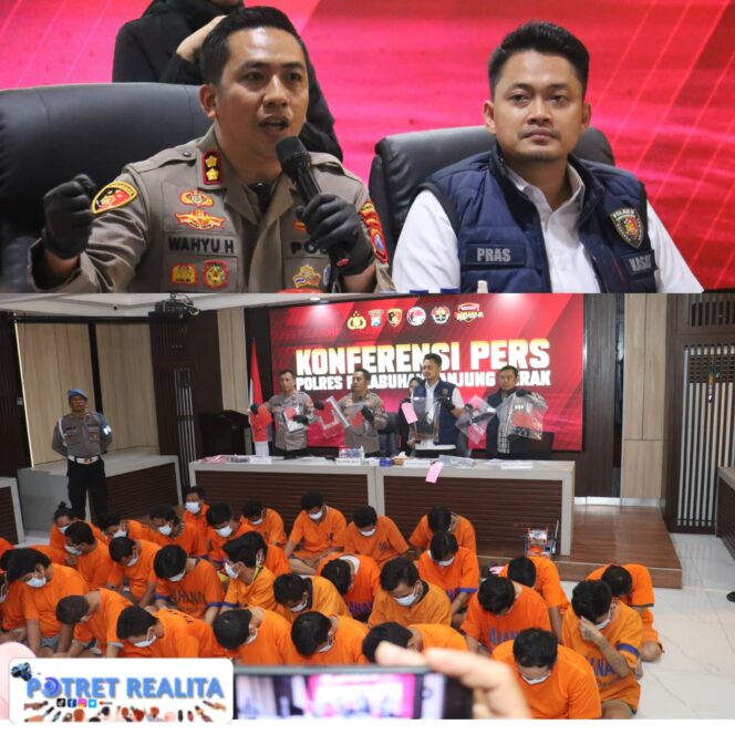 
 Polres Pelabuhan Tanjung Perak Ungkap 46 Kasus Selama Ops Sikat Semeru 2025, 45 Tersangka Berhasil Diringkus