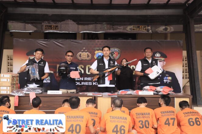 
 Polres Kediri Kota Ungkap 8 Kasus Selama Operasi Sikat Semeru 2025