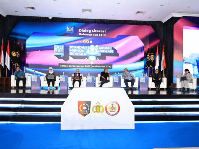 
 Dialog Literasi Kebangsaan STIK Angkat Isu Etika Moral dalam Transformasi Birokrasi Polri