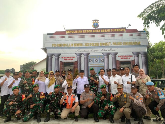
 Forkopimcam Rungkut Pastikan Kesiapan Pos Pengamanan Nataru 2025–2026