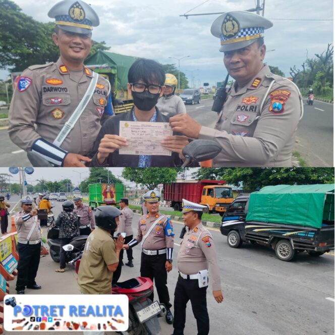 
 Patroli Terpadu Digelar di Suramadu, Satlantas Tanjung Perak Fokus Tindak Pelanggar Rambu