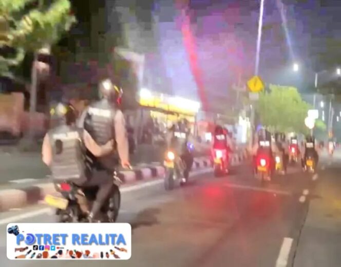 
 Patroli Dini Hari, Tim Jogo Boyo 97 Polrestabes Surabaya Gagalkan Aksi Balap Liar