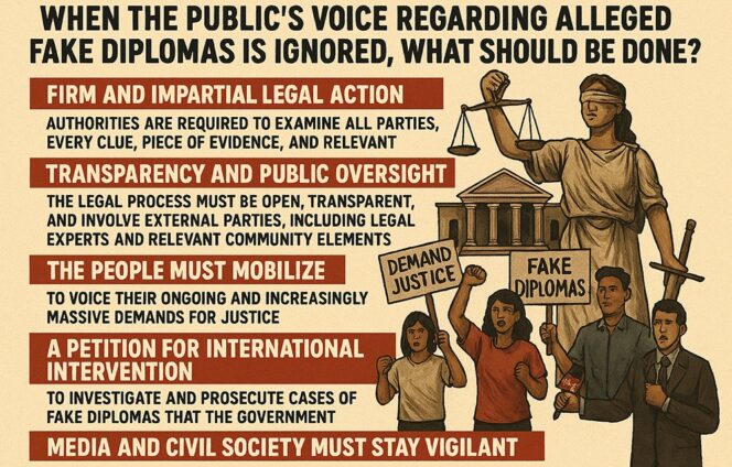 
 Ketika Suara Publik Terkait Dugaan Ijazah Palsu Diabaikan, Apa yang Harus Dilakukan?
