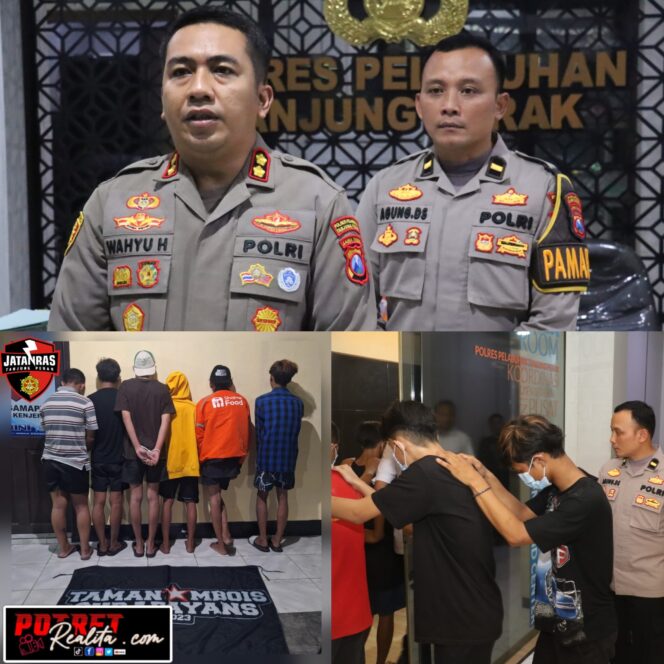 
 Begal Bermodus Konten, Geng Remaja Bersenjata Tajam di Surabaya Ditangkap Polisi