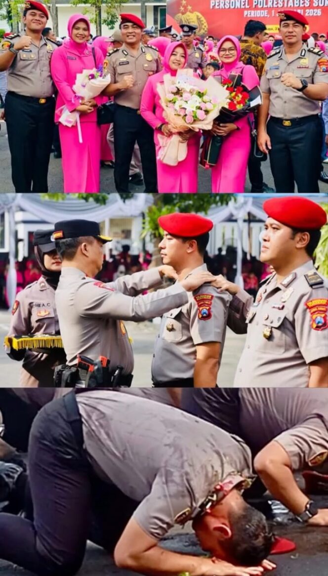 
 Akhir Tahun 2025, 261 Personel Polrestabes Surabaya Naik Pangkat Terhitung 1 Januari 2026