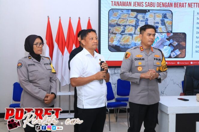 
 Polres Ngawi Gagalkan Peredaran Sabu Asal Cina Hampir 30 Kg, Nilai Rp 30 Miliar