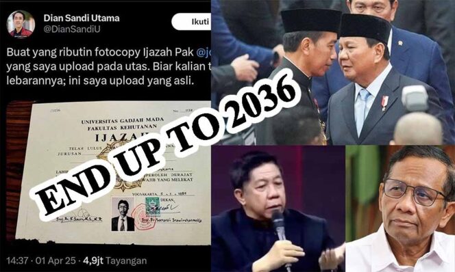 
 Kasus Ijazah Jokowi Tuntas 2036? Wilson Lalengke: Ini Peringatan untuk Presiden Prabowo