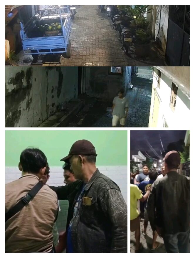 
 Residivis Curanmor Dibekuk Opsnal Polsek Simokerto Lewat Rekaman CCTV