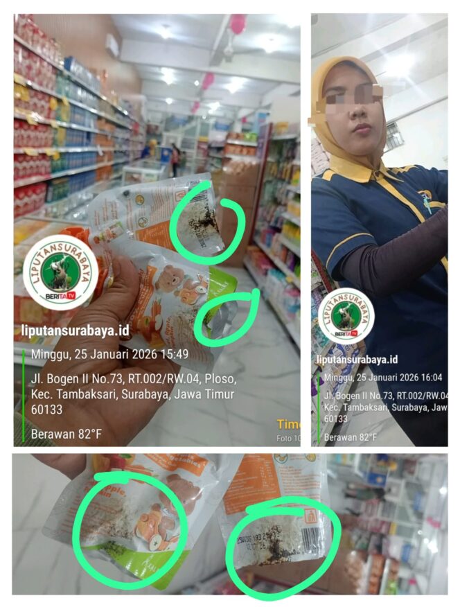 
 Produk Bayi Diduga Rusak Terpajang di Rak, Toko Makmur New 08 Disorot