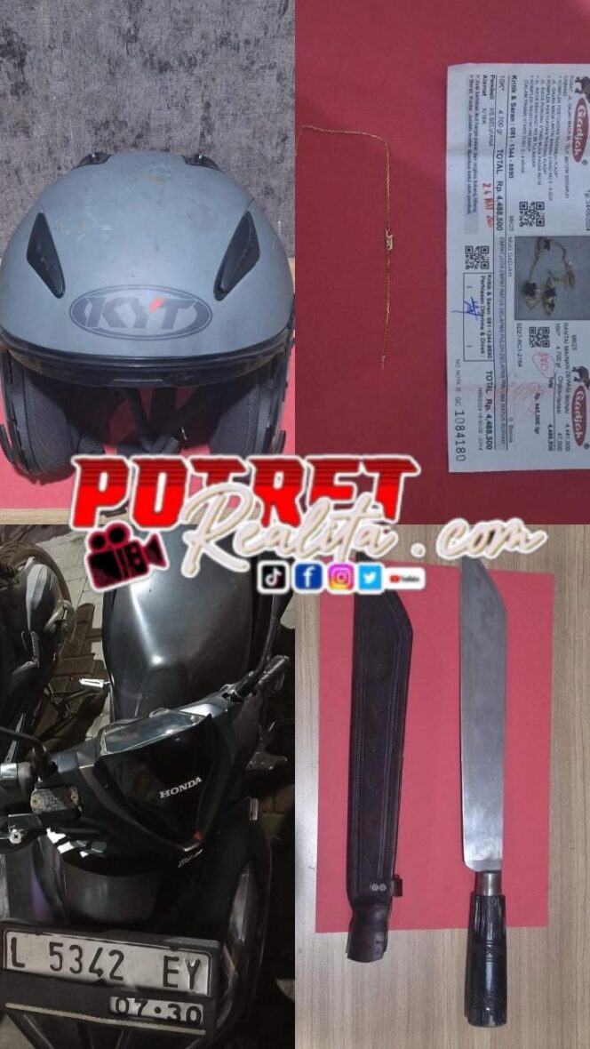 
 Tarik Kalung Korban hingga Putus, Dua Jambret di Surabaya Ditangkap Polisi