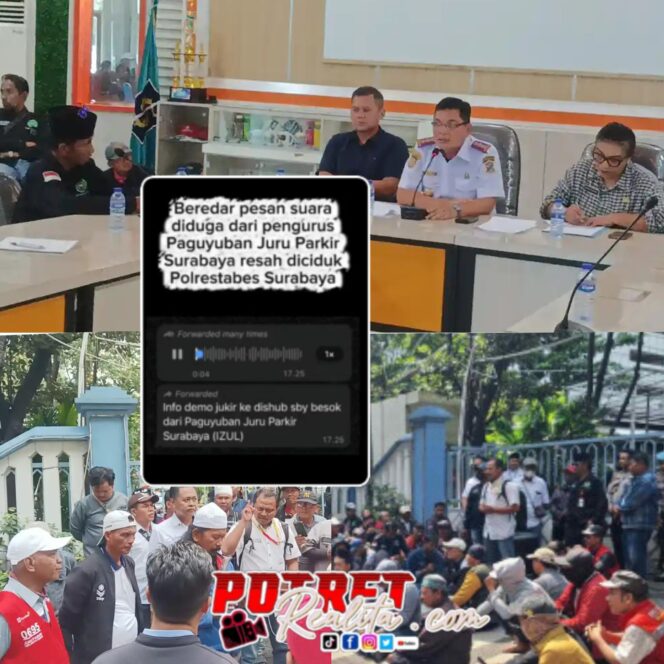 
 Protes Penangkapan 700 Jukir, PJS Ancam Hentikan Setoran PAD ke Pemkot Surabaya