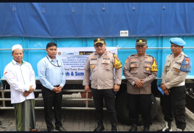 
 Kolaborasi PT Mambaul Ulum, Polsek Kenjeran, dan LAZISNU Kirim Bantuan Kemanusiaan ke Aceh dan Sumatera