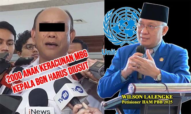 
 2000 Anak Keracunan Makanan Bergizi Gratis, Kepala BGN Harus Diperiksa