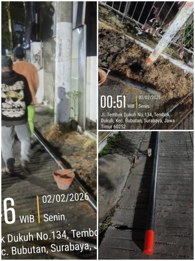
 Tiang WiFi Diduga Dipasang Tengah Malam Tanpa Izin di Bubutan Surabaya, Peran Satpol PP Dipertanyakan