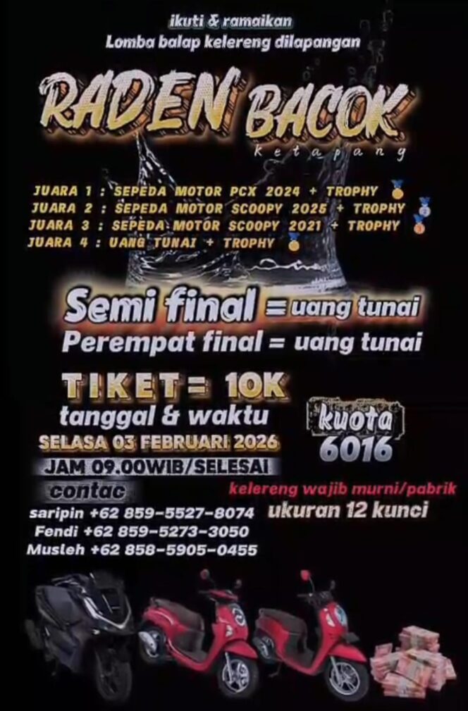 
 Standar Ganda Penegakan Hukum? Balap Kelereng Bebas di Ketapang