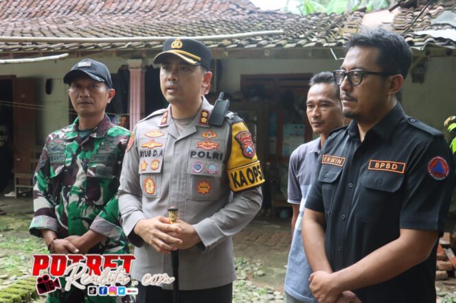 
 Polres Pacitan Salurkan Bantuan untuk Korban Gempa