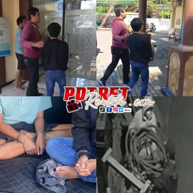 
 Dua Pemuda Gasak Kabel Tembaga 35 Kg di Gudang Nambangan, Satu Pelaku Masih DPO