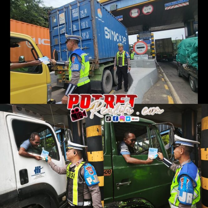 
 Hari ke-9 Operasi Keselamatan Semeru 2026, PJR Polda Jatim Kampanyekan Tertib Lajur di Jalan Tol