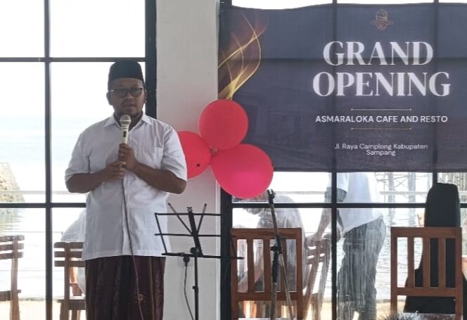 
 Peresmian Asmaraloka Cafe di Pesisir Camplong Disorot, GASI Pertanyakan Legalitas Lahan dan Dugaan Reklamasi